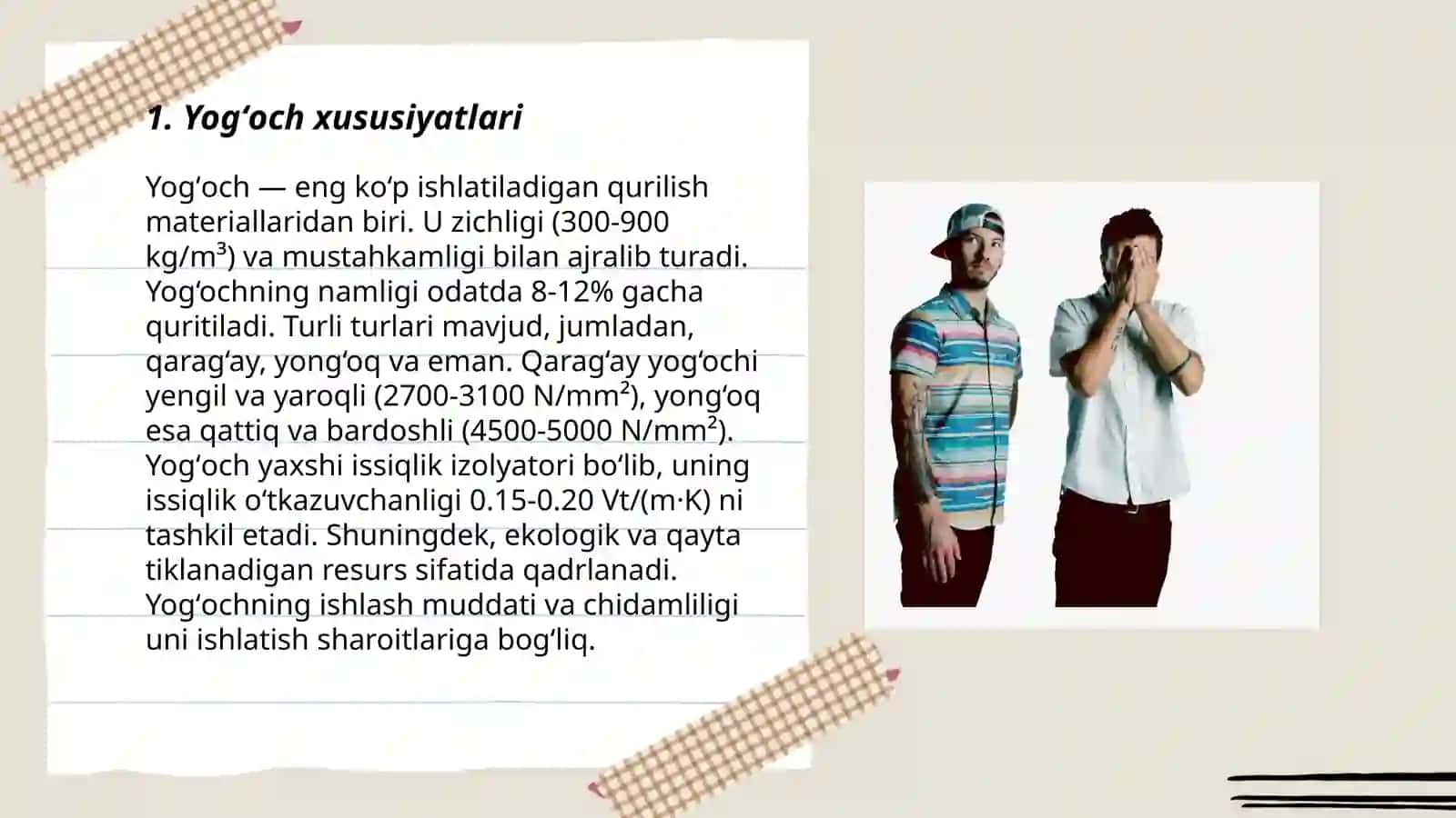 Yoĝoch materiallari va ularni quritish 3