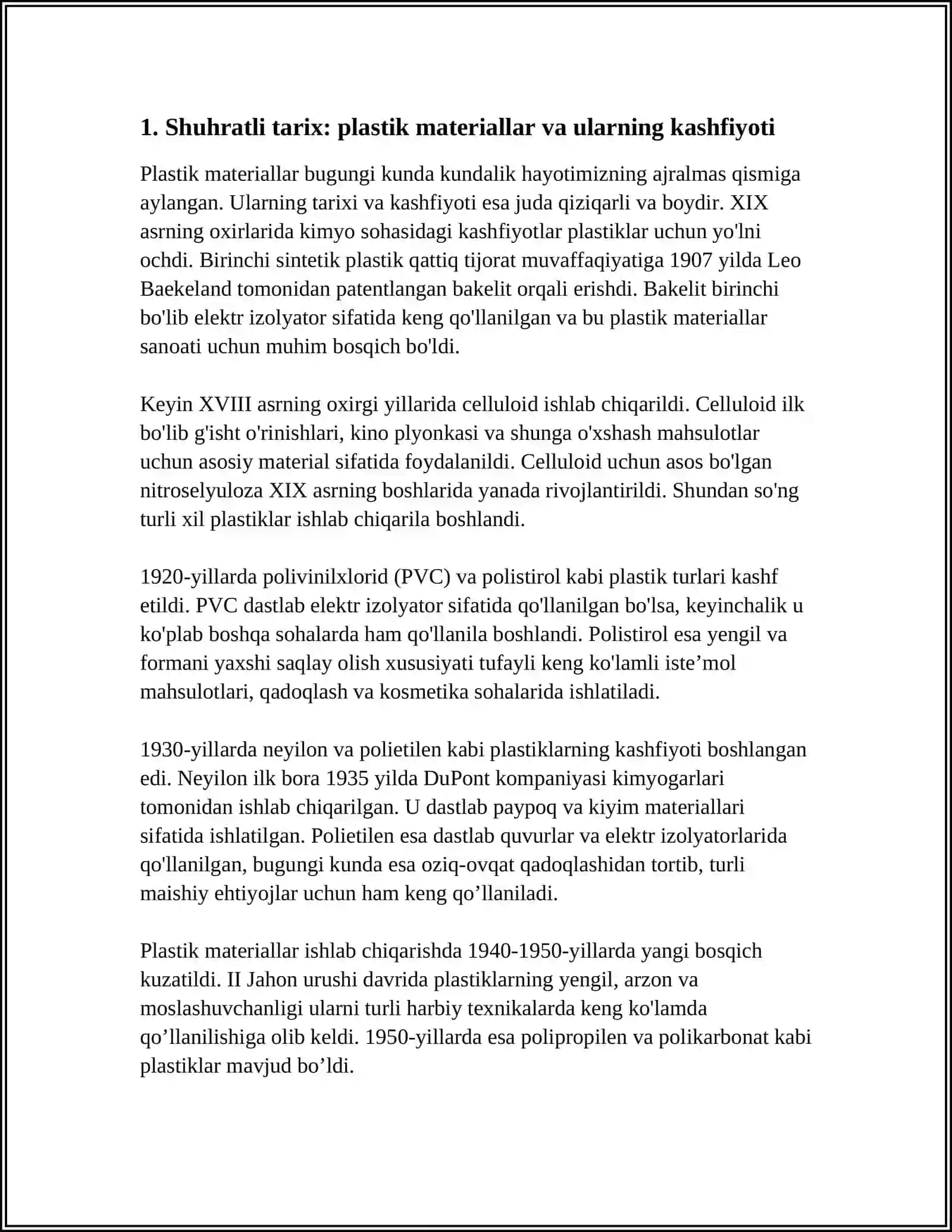 PLASTIK CHIQINDI VA UNING ATROF MUHITGA TASIRI 3