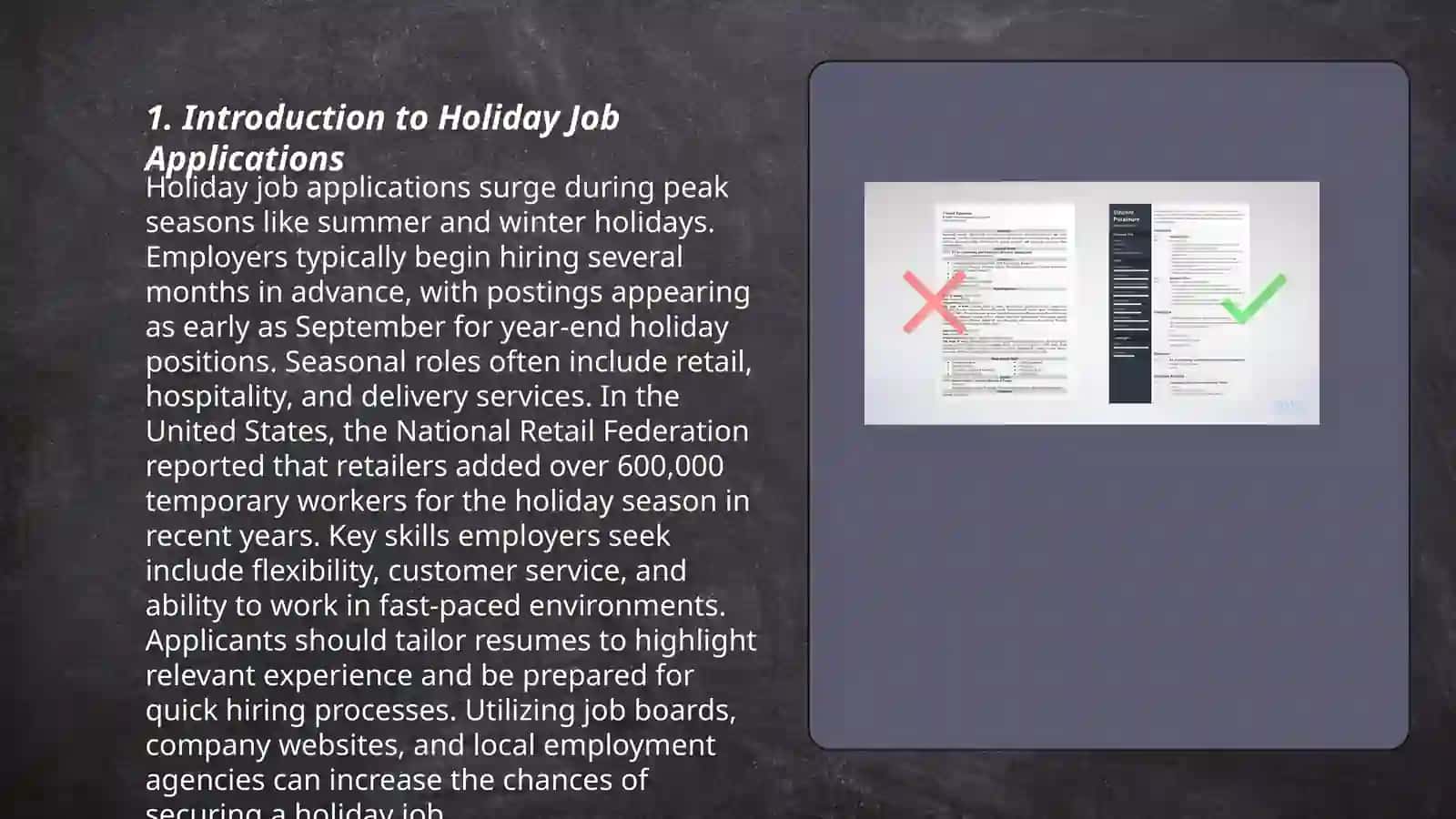 Transectional letter. Aplying for holiday jobs 3