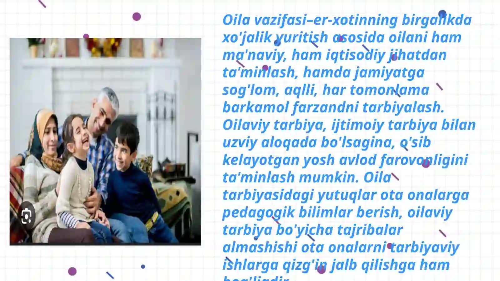 Oilada tarbiya asoslari 3