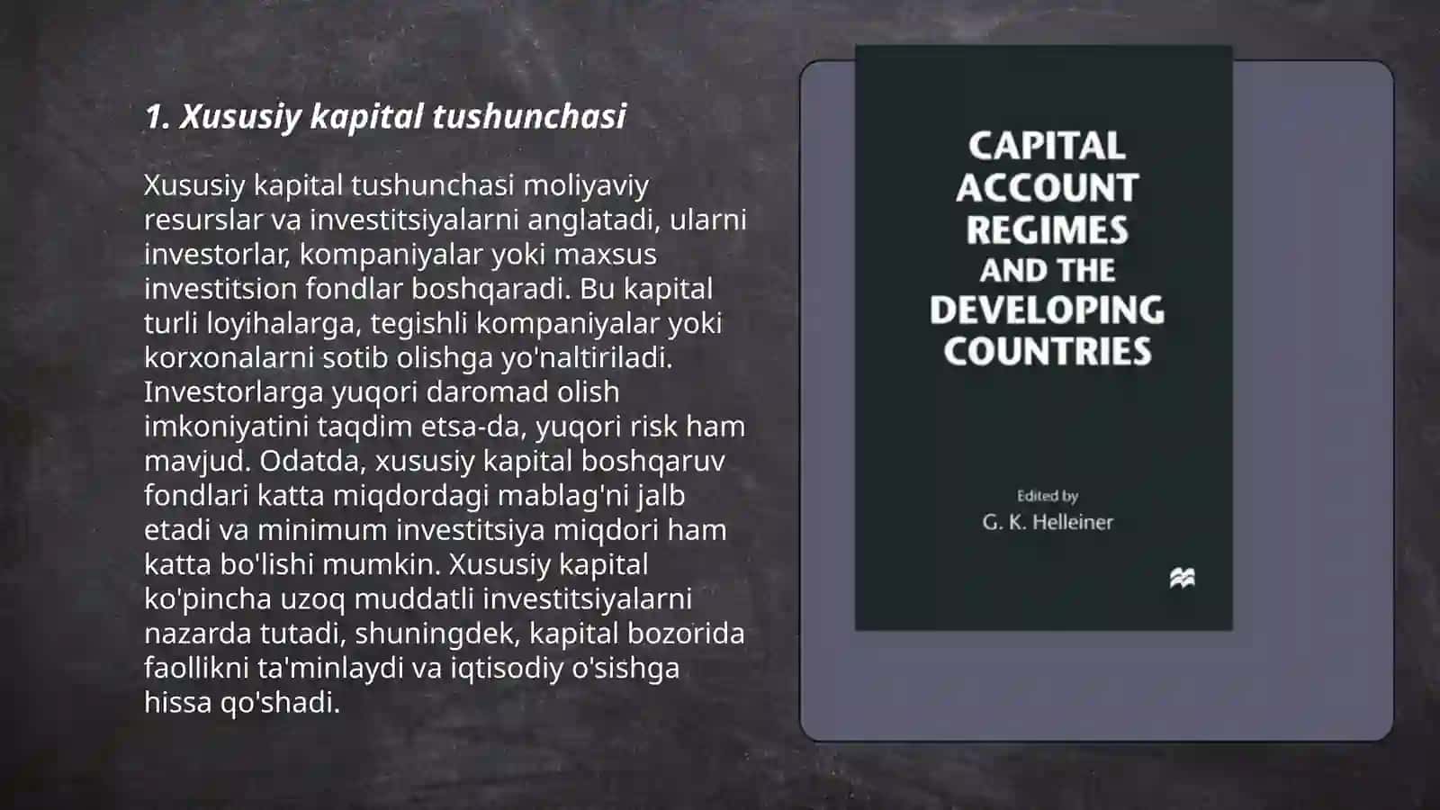 Xususiy kapital hisobi 3