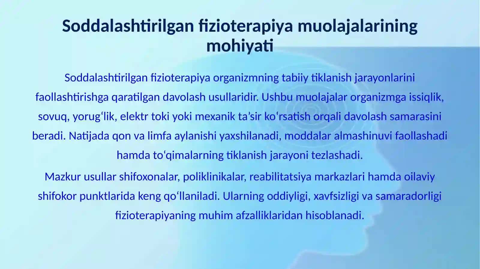 SODDALASHTIRILGAN FIZIOTERAPIYA MUOLAJALARI 3