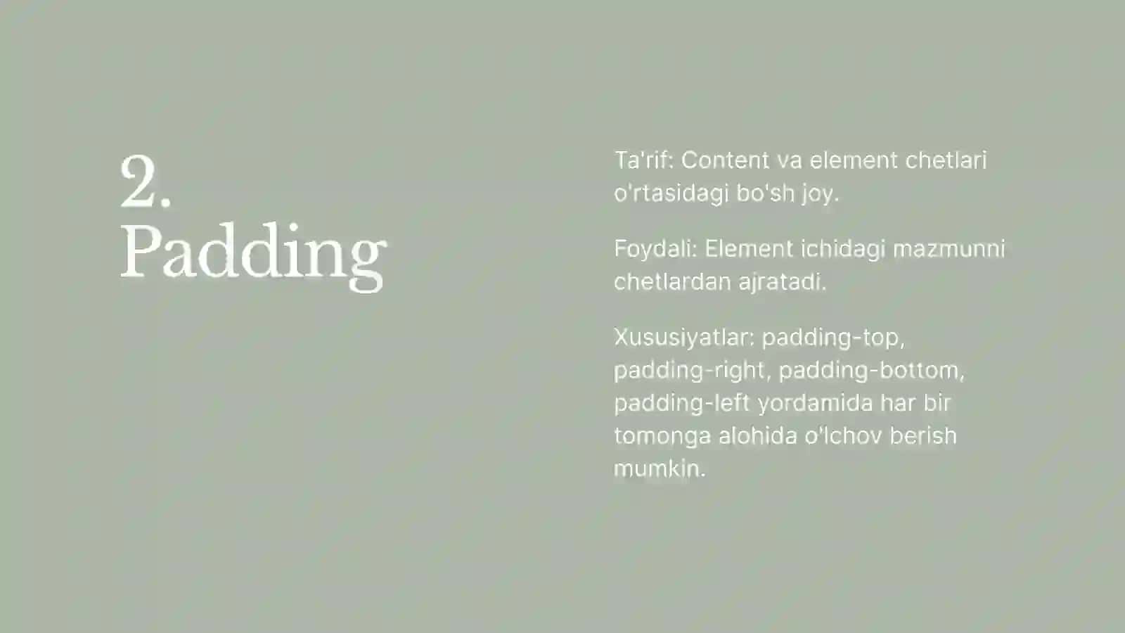 CSS Box Modeli 3