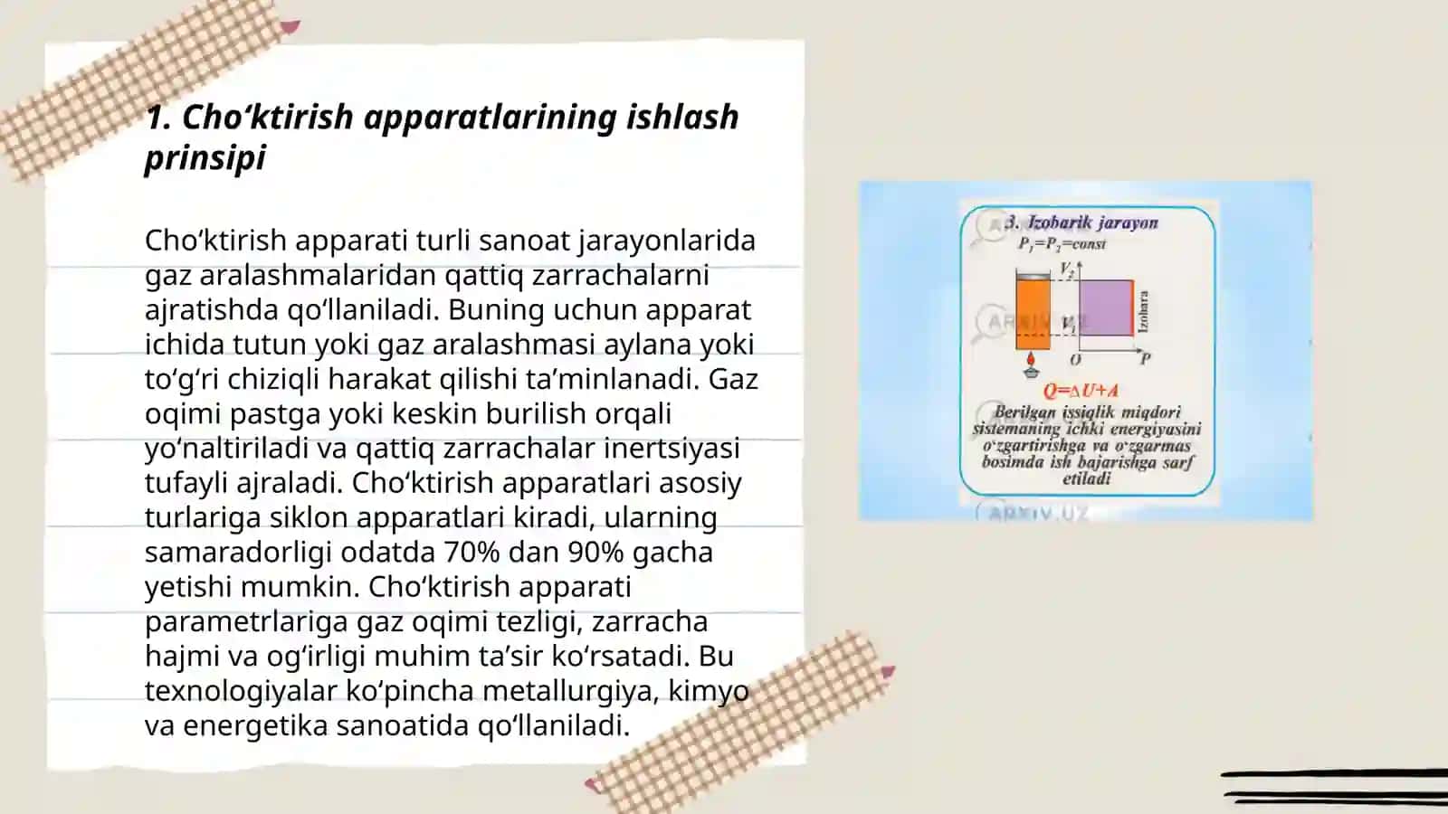 Choʻktirish apparatlarning amaliyotda qoʻllanilishi 3