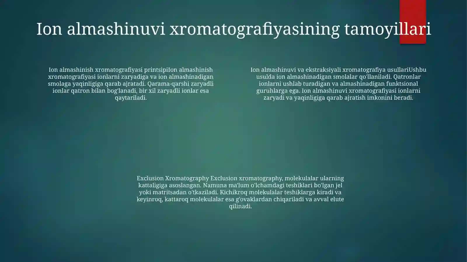 Ion Almashinish Va Eksklyuzion Xromatografiya Usullari 3
