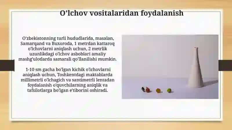 Kattalik.Predmetlar o'lchamini taqqoslashga o'rgatish 3