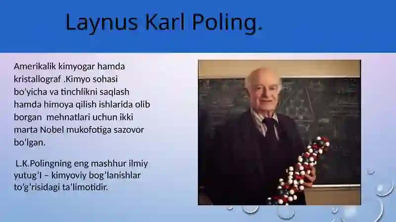 Kimyoviy bog‘lanishning turlari: kovalent, ionli bog‘lanishlar 3