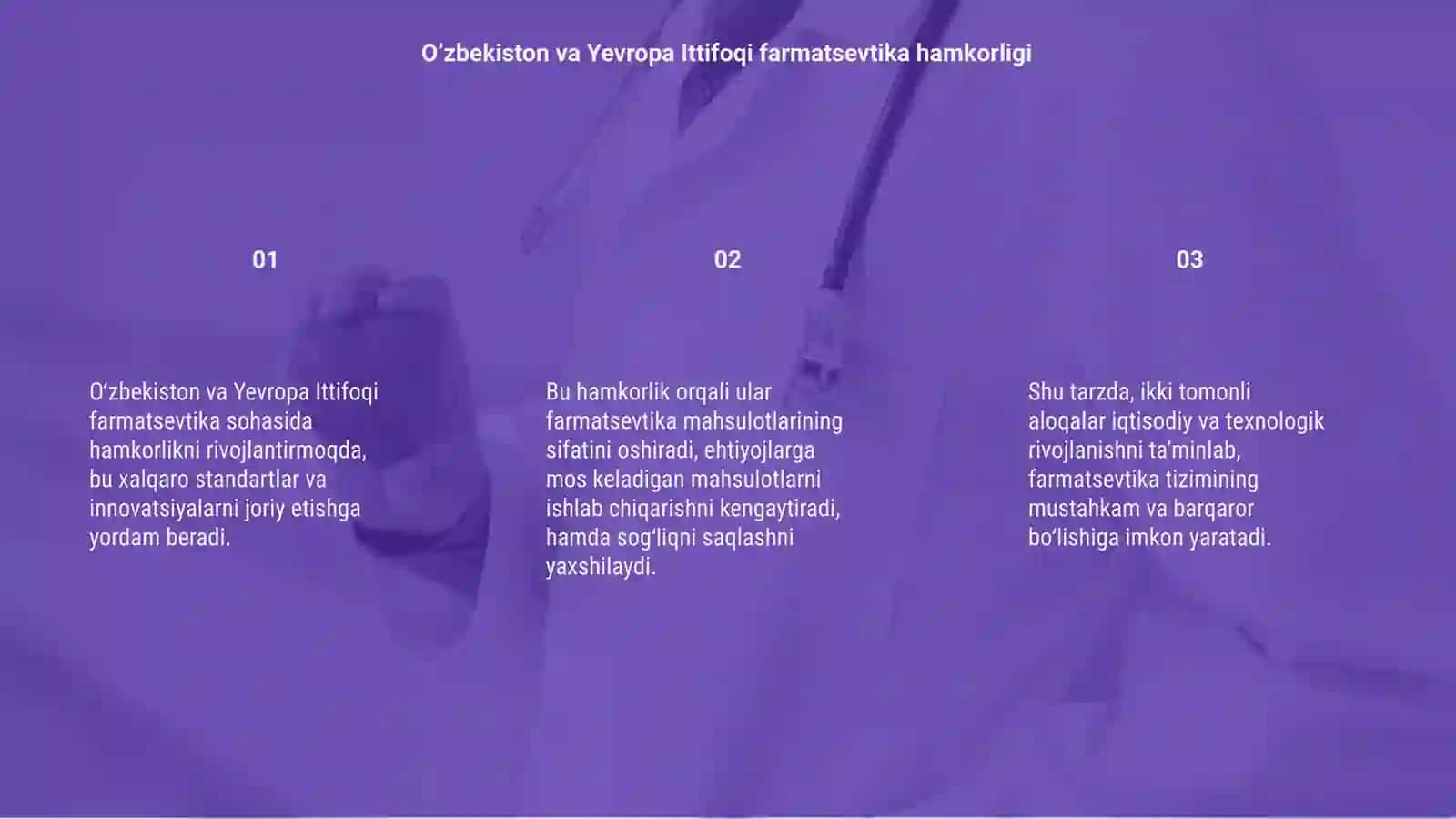 O‘zbekiston va Yevropa Ittifoqi farmatsevtika tizimi 3