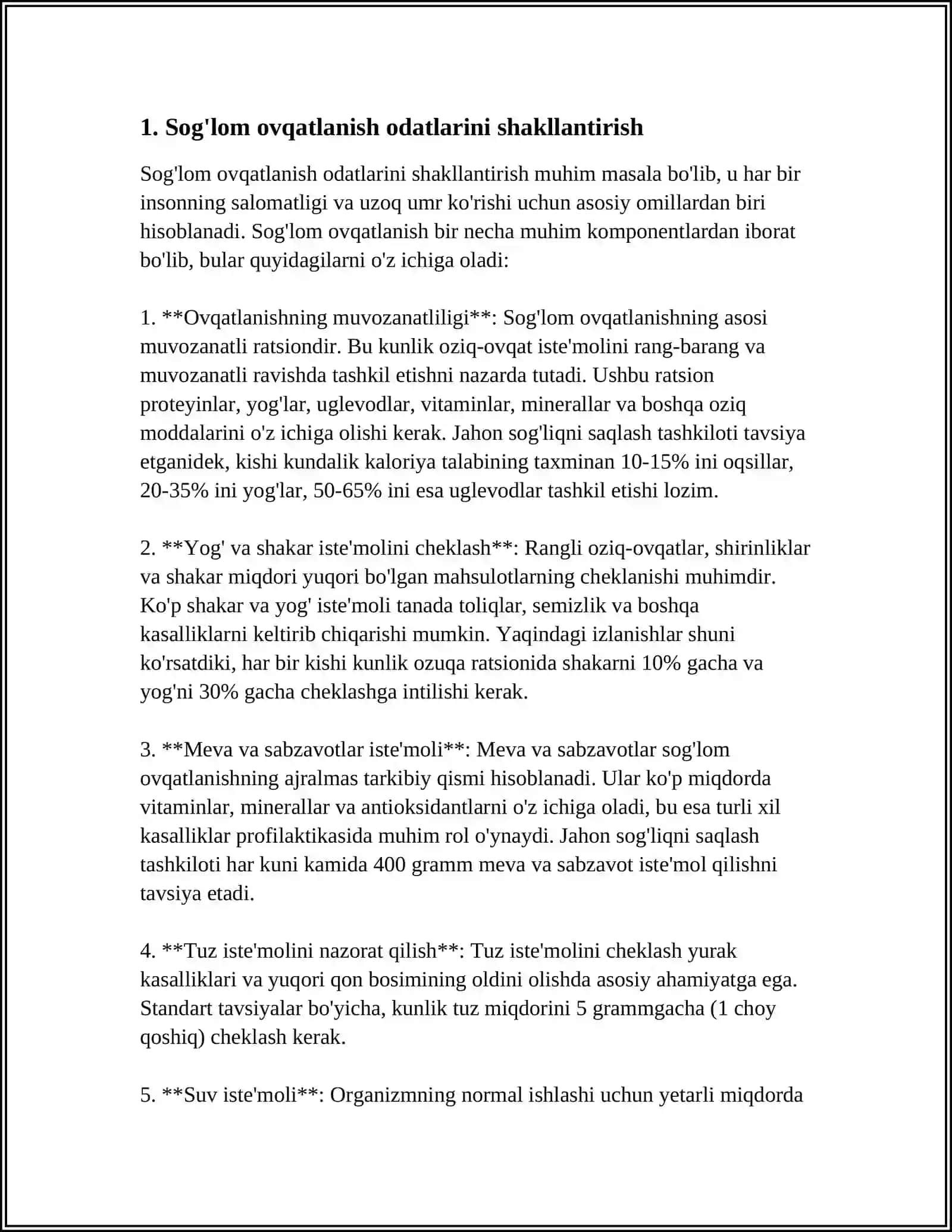 SOĞLOM TURMUSH TARZI VA ULARNI SHAKLLANTIRISH YÒLLARI 3