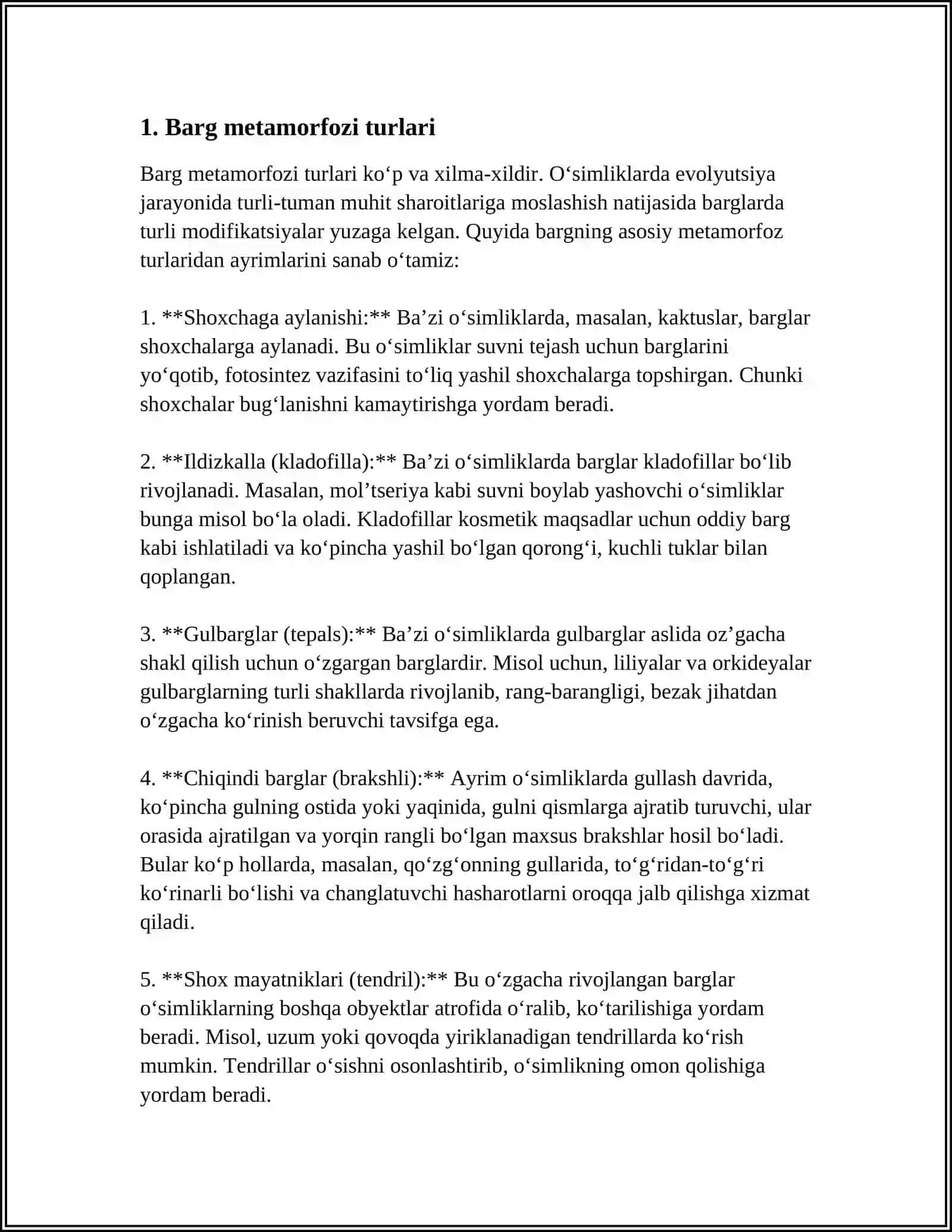 ILDIZ POYA BARG METOMORFOZI 3