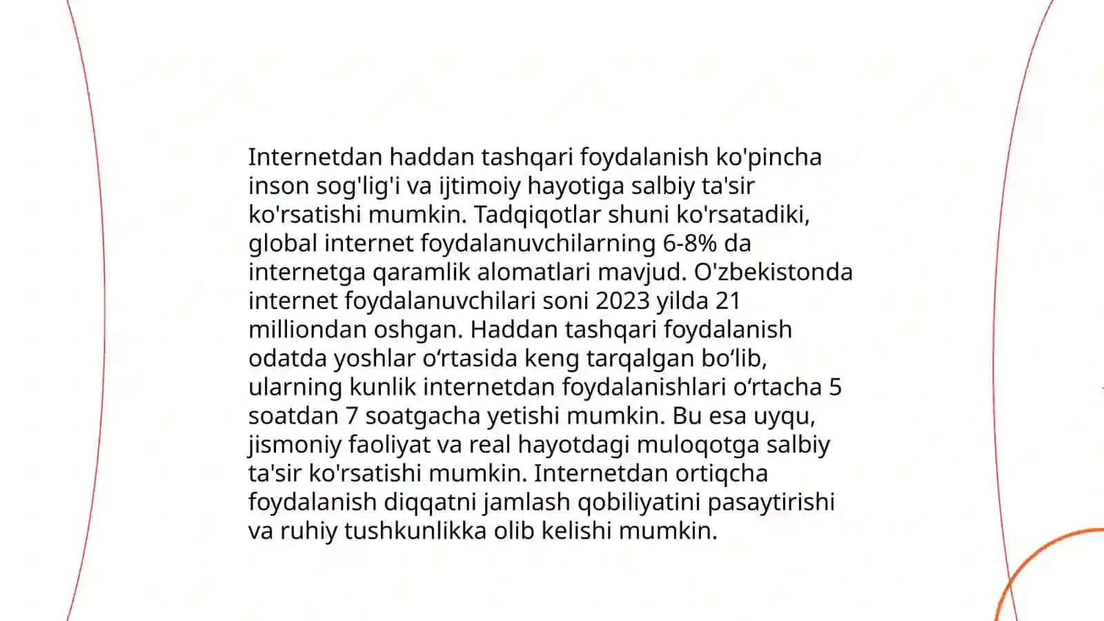Internetga tobelik muammosi 3