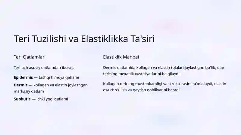 Teri Namligi, Turgori va Elastikligini Baholash 3