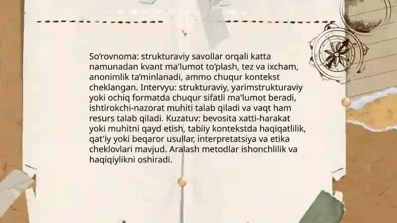 Axborot yig‘ish va saralash 3