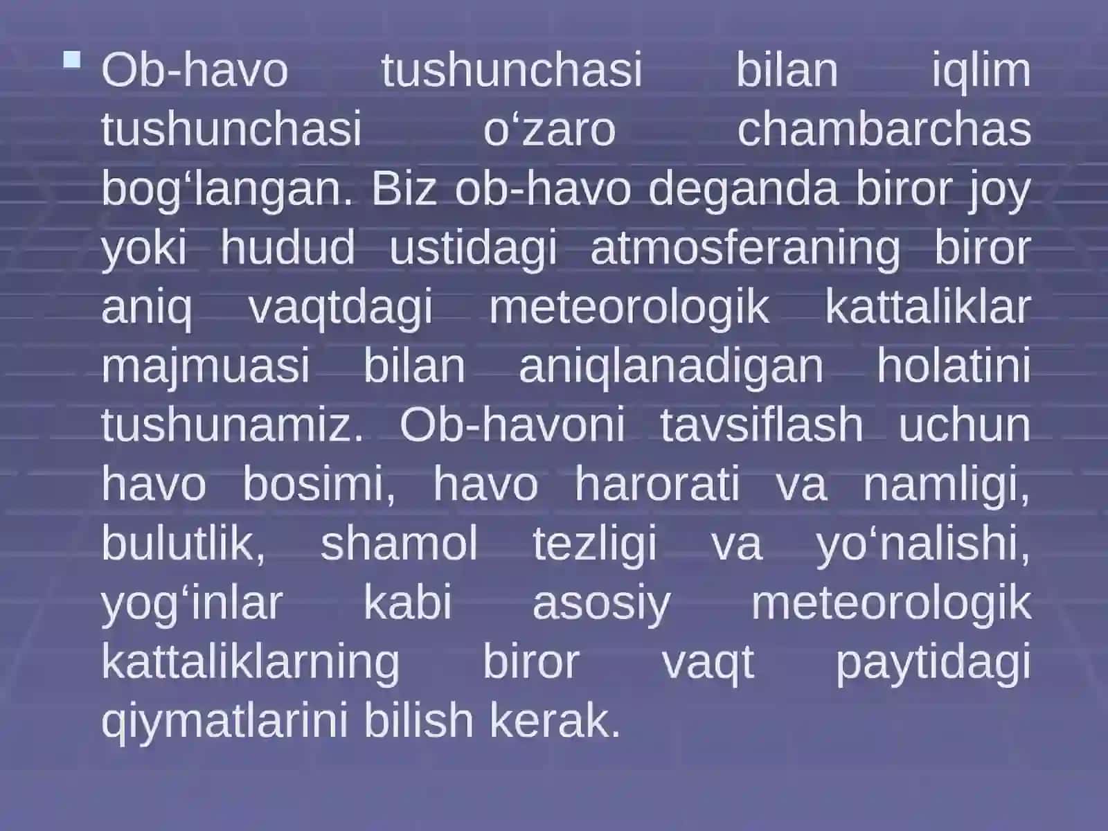 Iqlim o’zgarishmuammolari 3