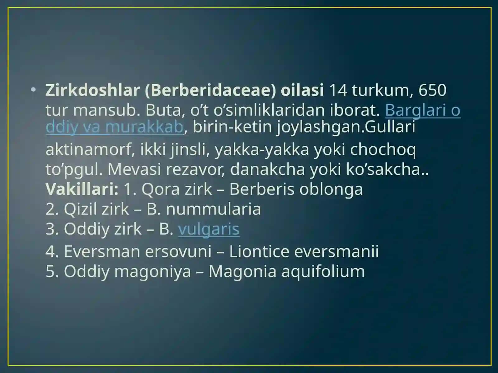 Zirkdoshlar Oilasi 3