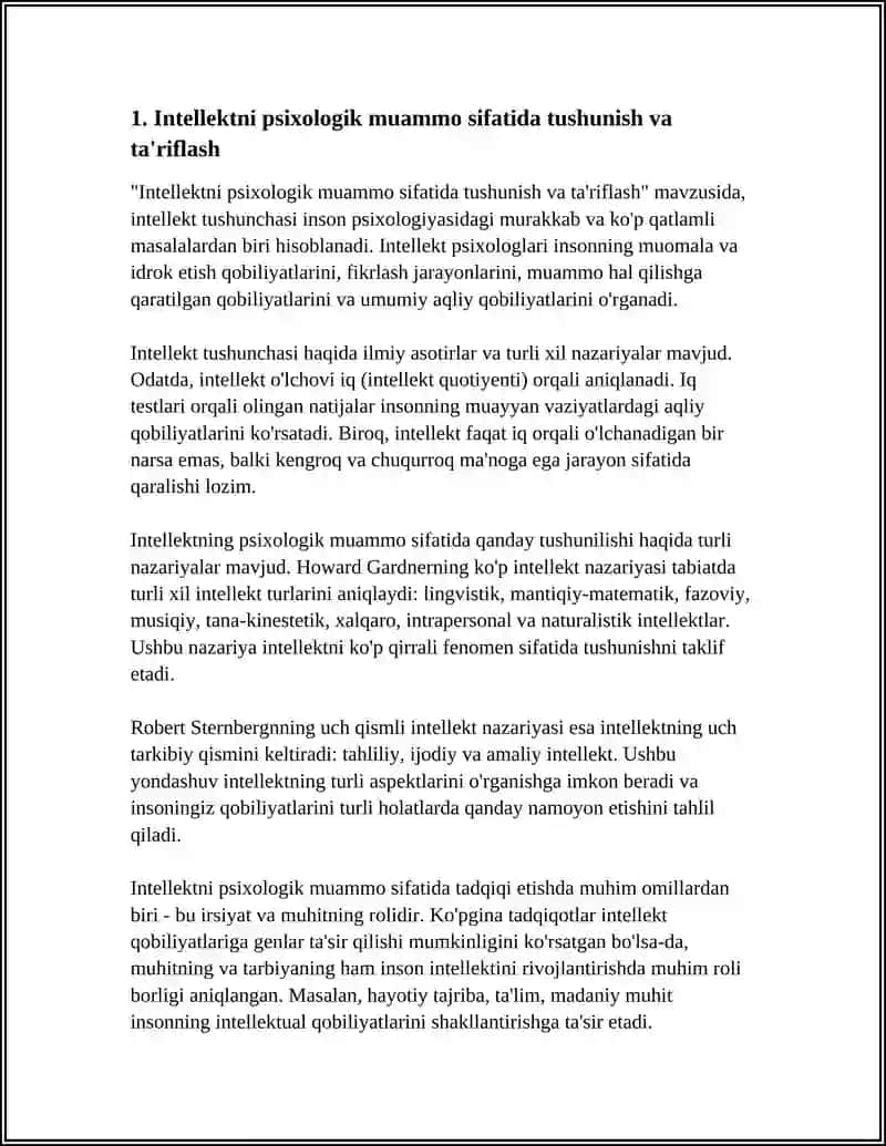 INTELLEKT PSIXOLOGIK MUAMMO SIFATIDA 3