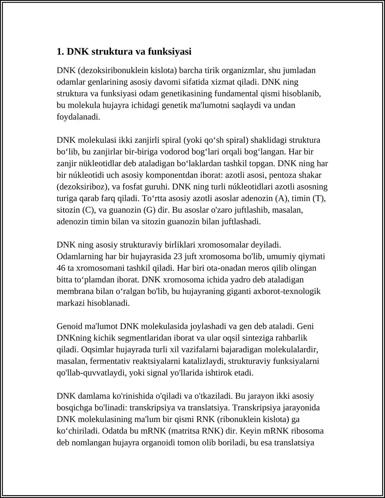 ODAM GENETIKASI 3