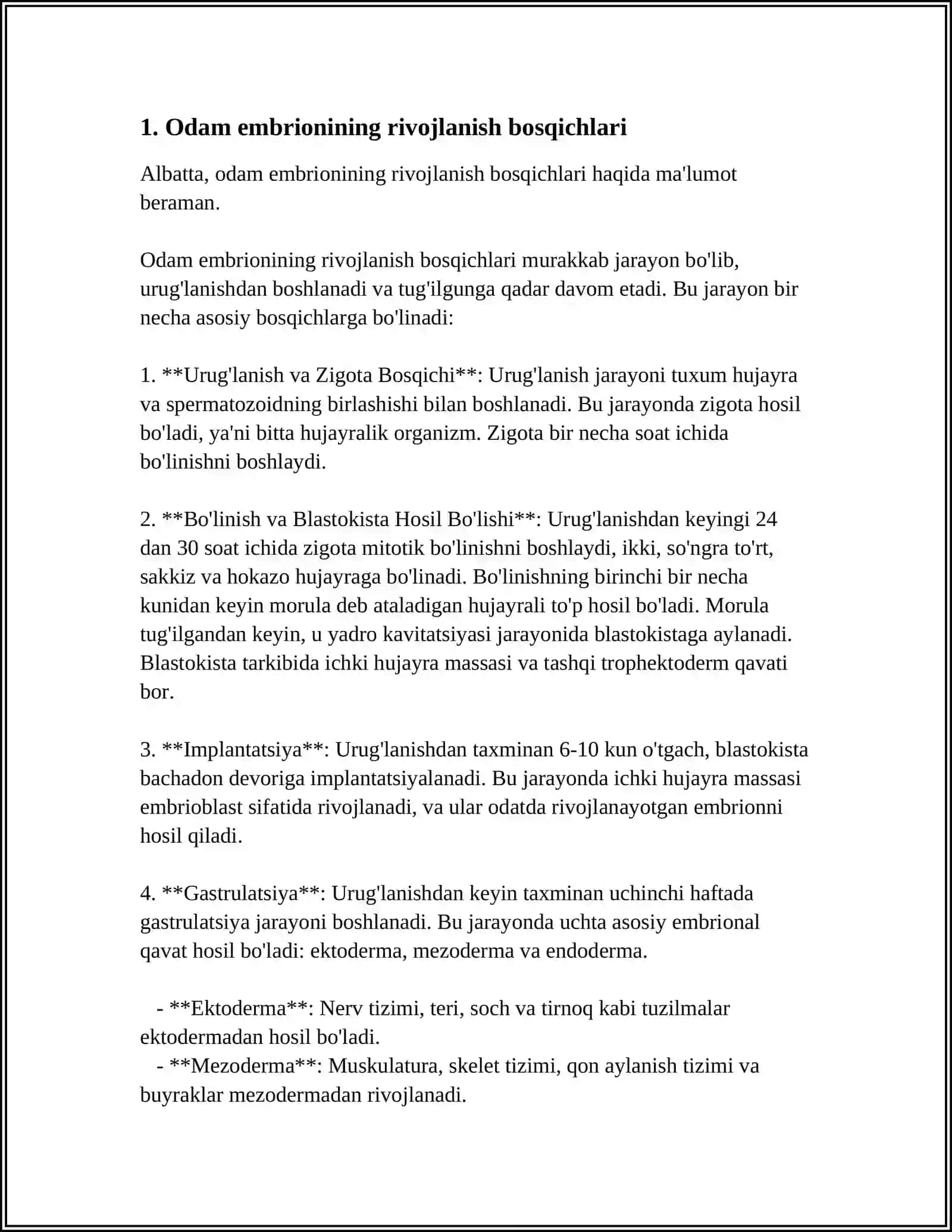 ODAM EMBRIOLOGIYASI QALTIS DAVRLARI 3