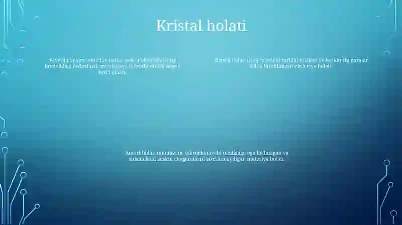 Anorganik Moddalarning Kristall Va Amorf Holatlari 3