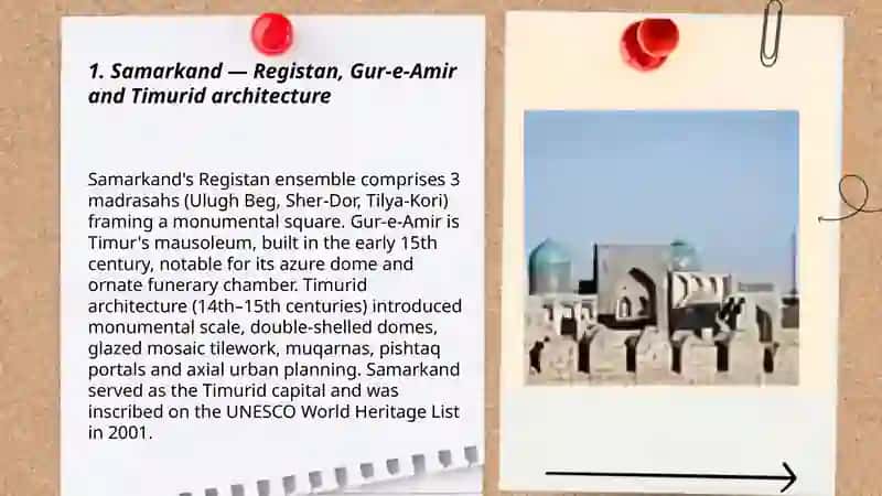 The historical cities of Uzbekistan 3