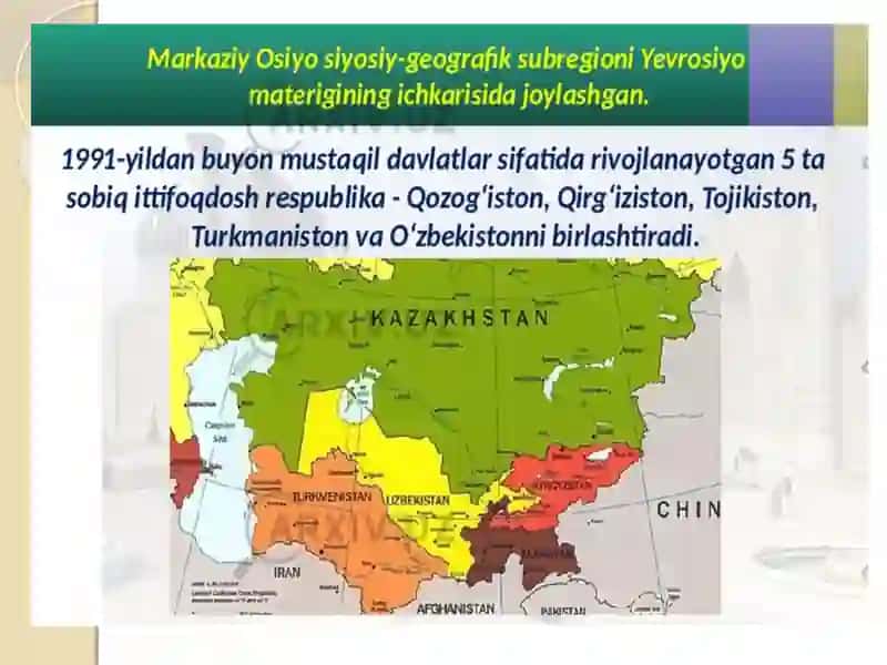 Markaziy Osiyo Davlatlari 3