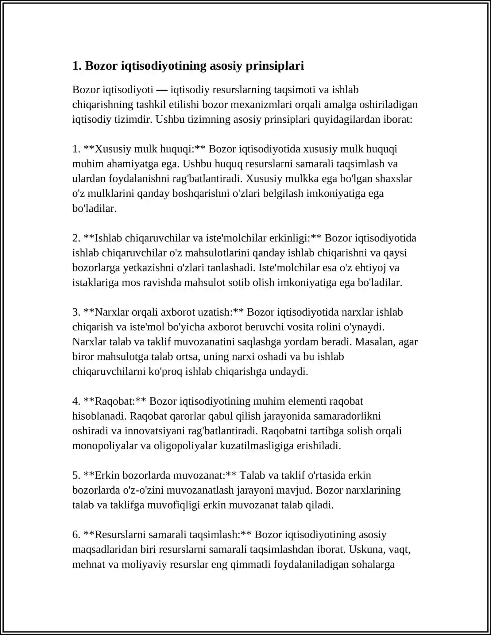 BOZOR IQTISODIYOTI 3