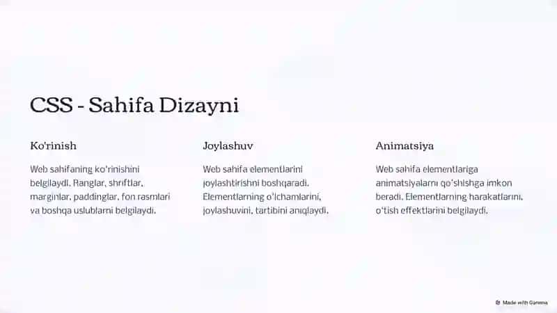 Web Dasturlashning 3 Qatlami: Web Sahifa Yaratish 3