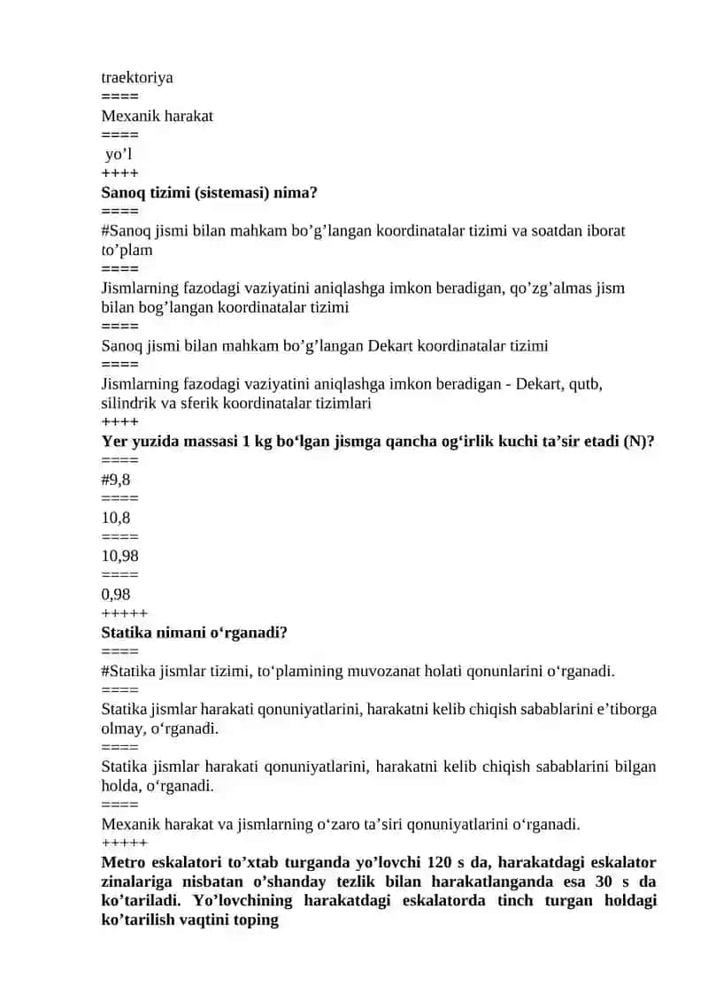 Ilgarilanma harakati 3