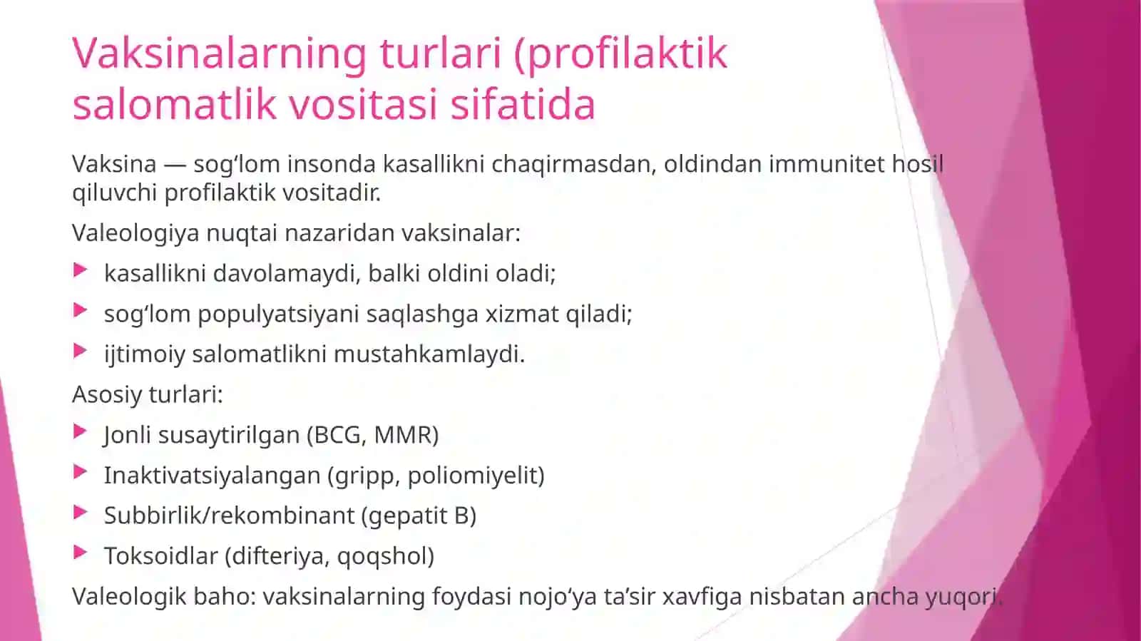 Immunoprofilaktika va vaksinalar 3