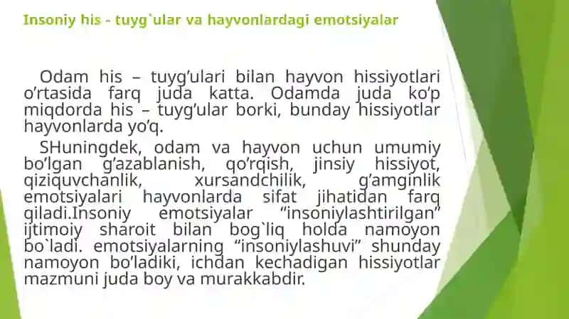 Emotsional holatlar va yuksak tuyg'ular 3