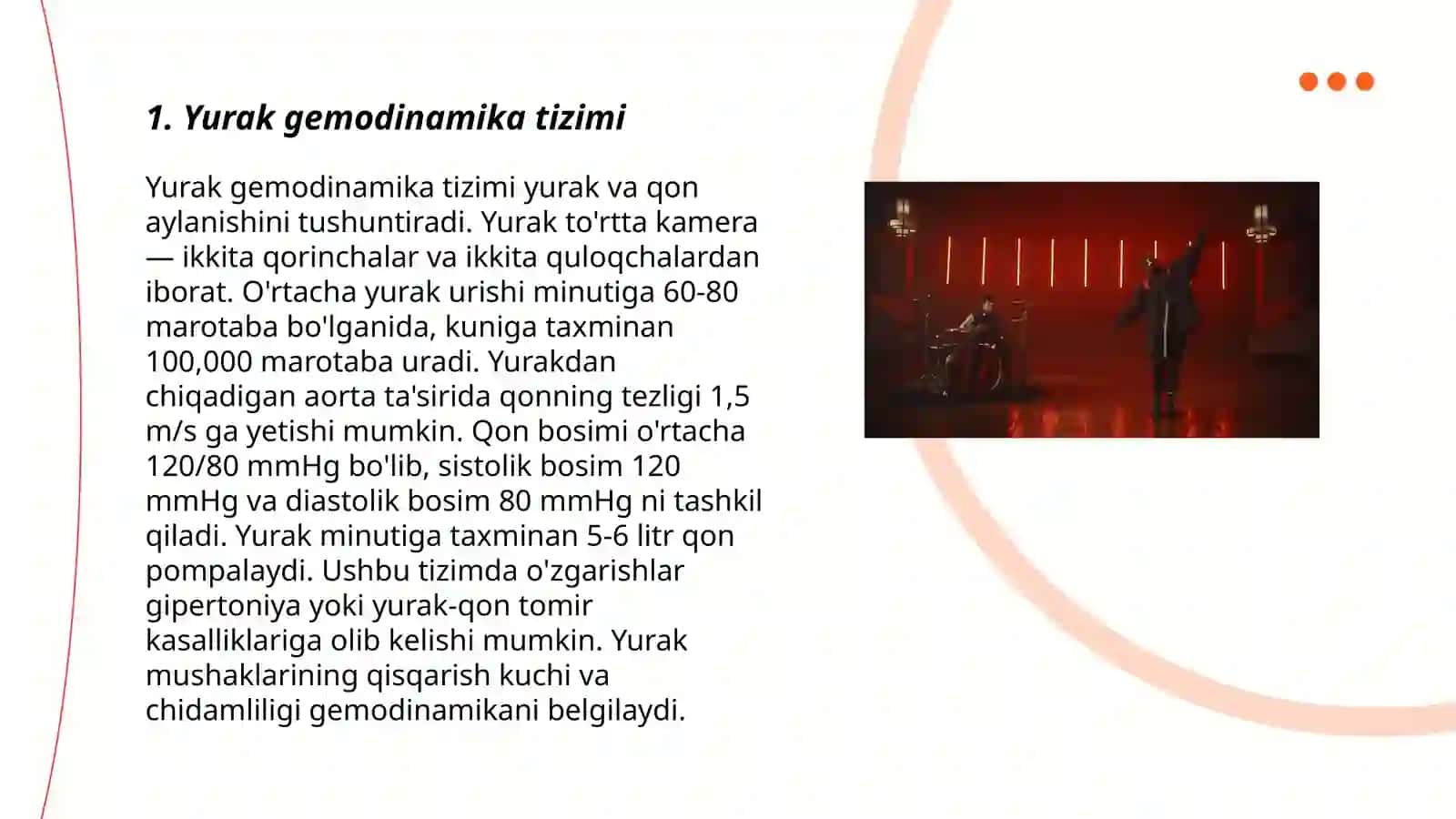 Yurak gemodinamik vazifasi 3
