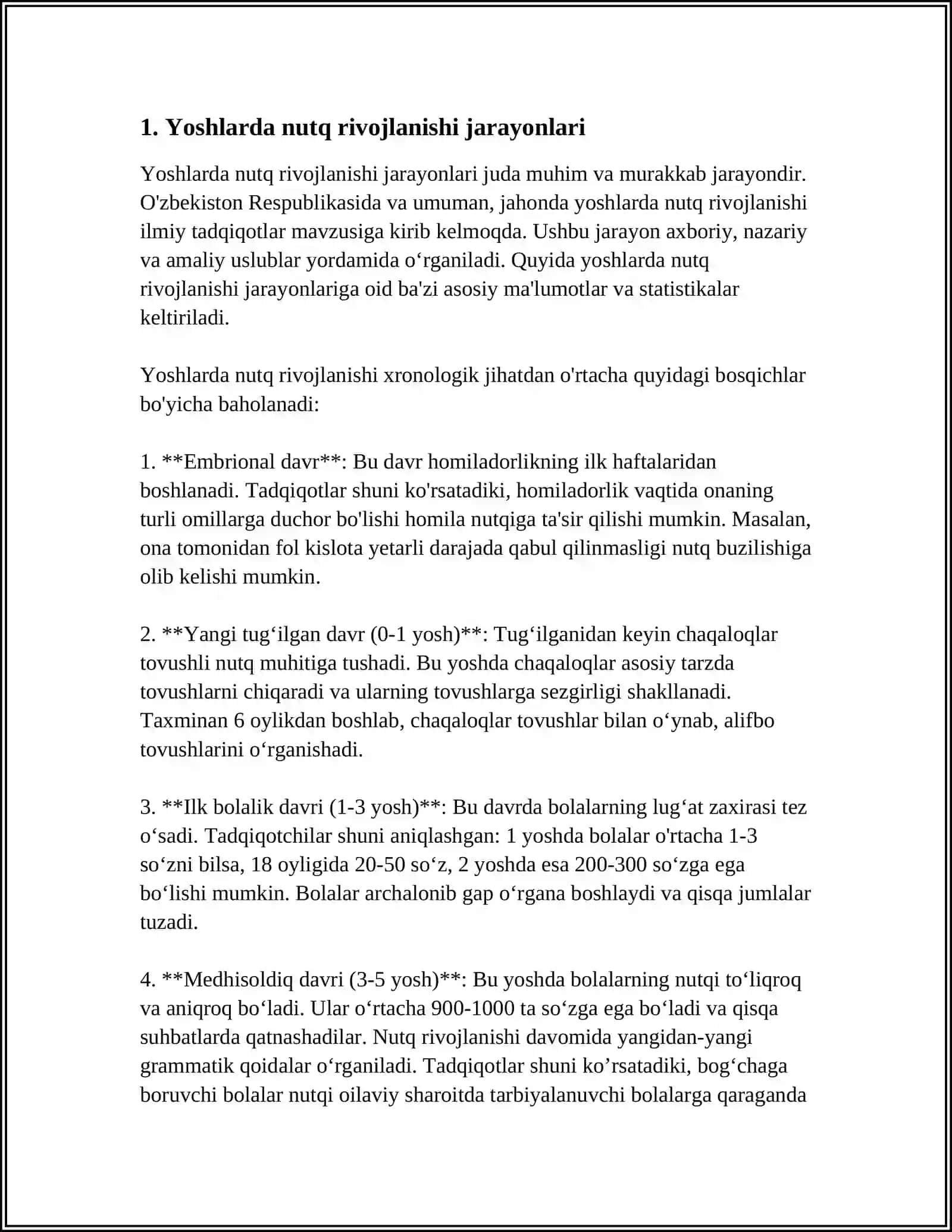 BOLADA NUTQNING RIVOJLANISHI 3