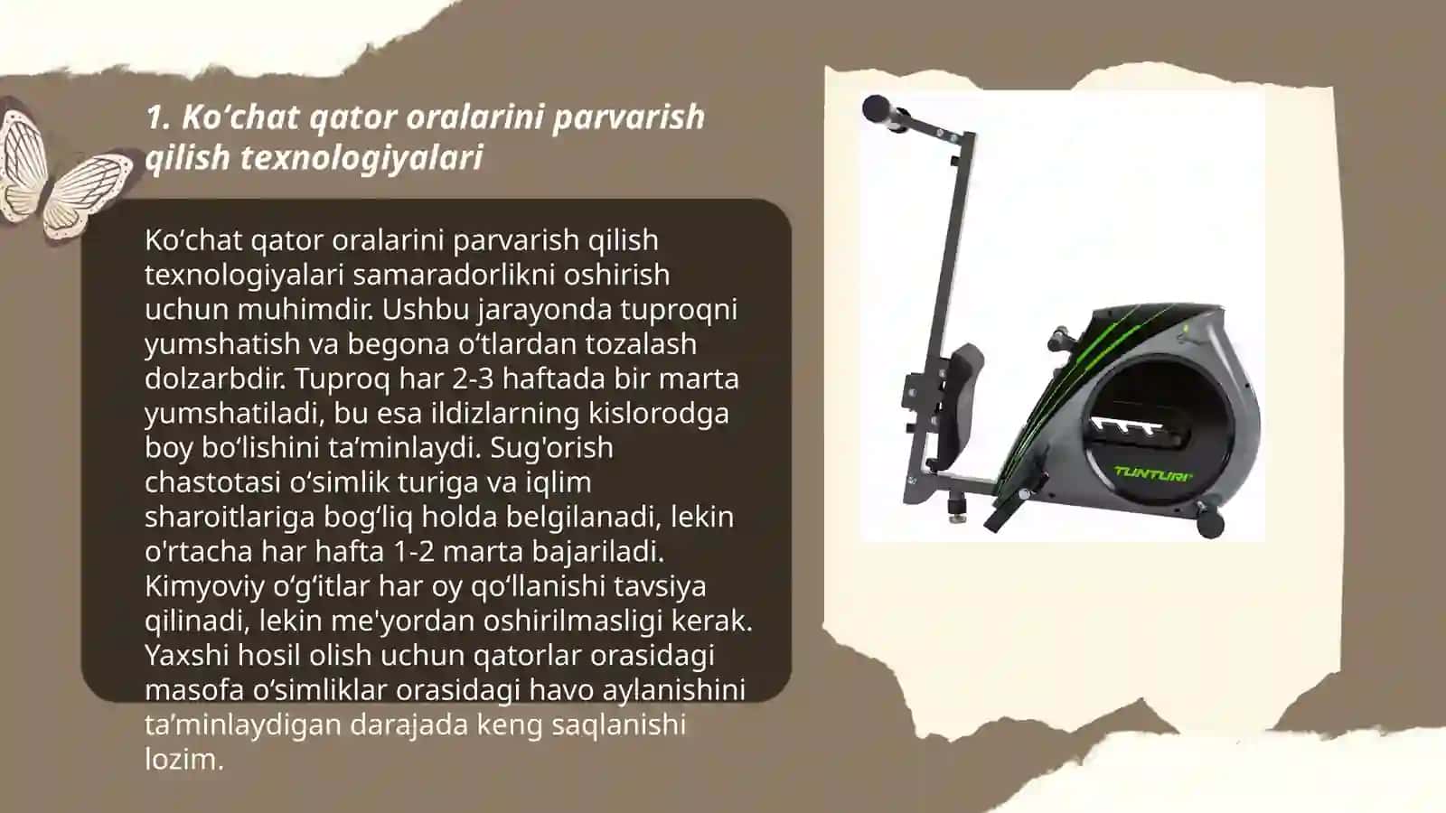 Koʻchat qator oralariga ishlov berish mashinalari 3