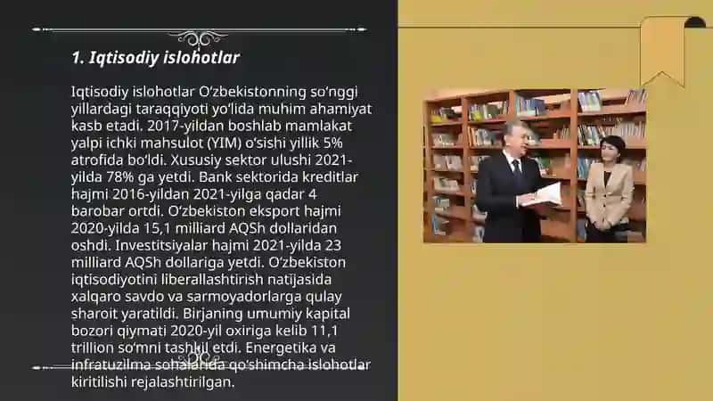 Iqtisodiy islohotlar 3
