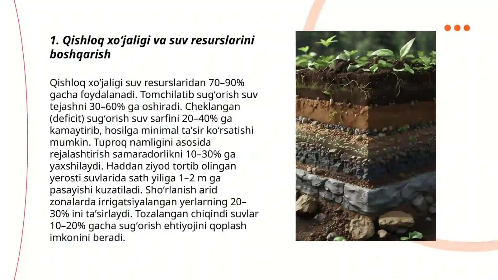 Qishloq xoʻjaligi va ekologik muomollar 3