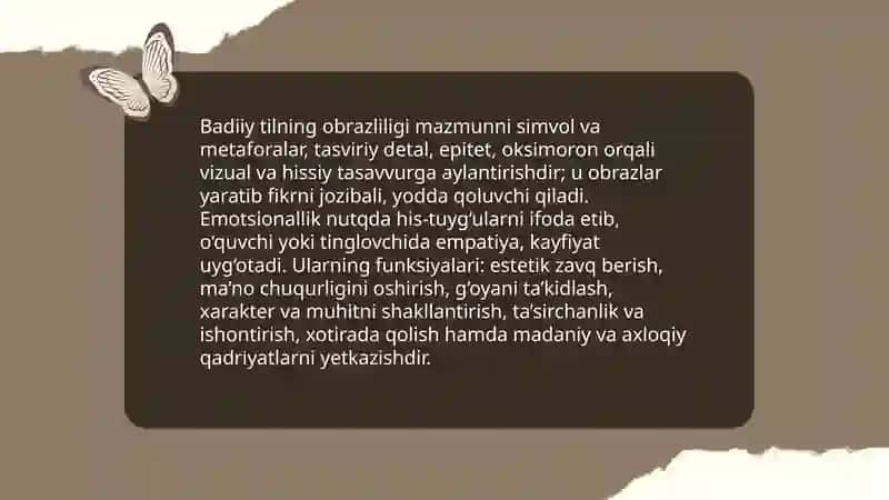 Badiiy tilning obrazliligi va emotsionalligi 3