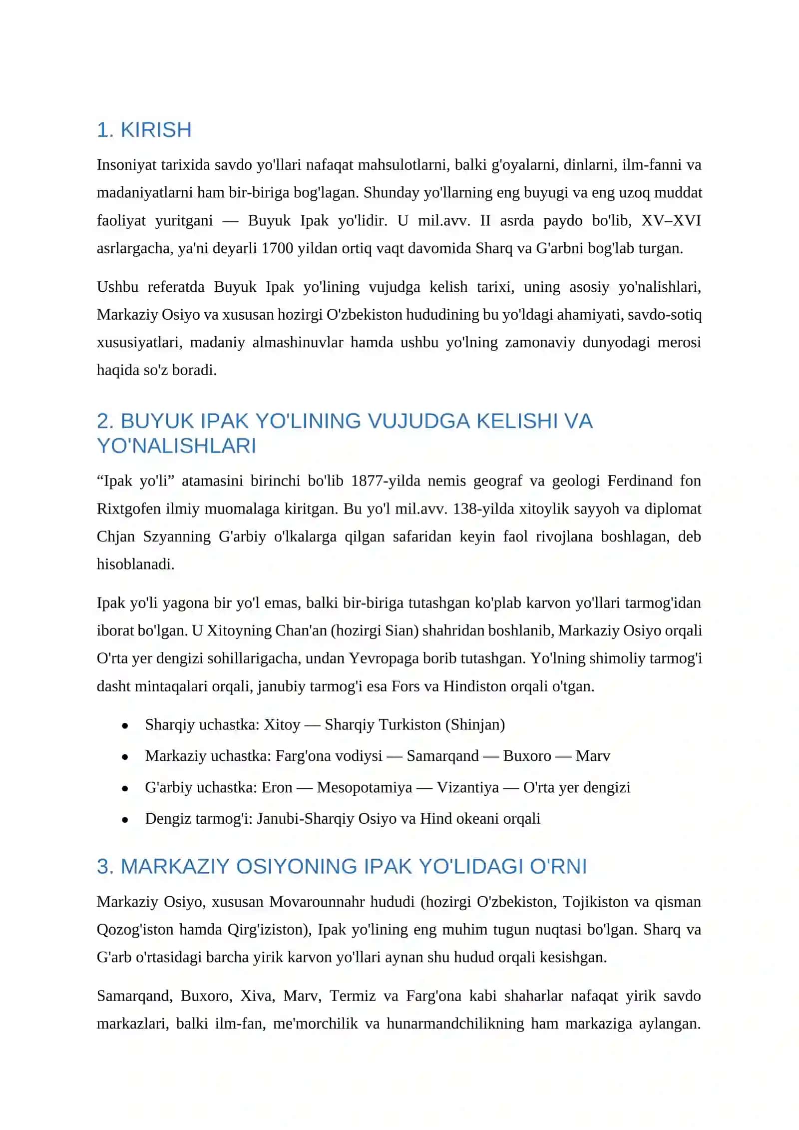 BUYUK IPAK YO'LI VA UNING JAHON TSIVILIZATSIYASIGA TA'SIRI 3