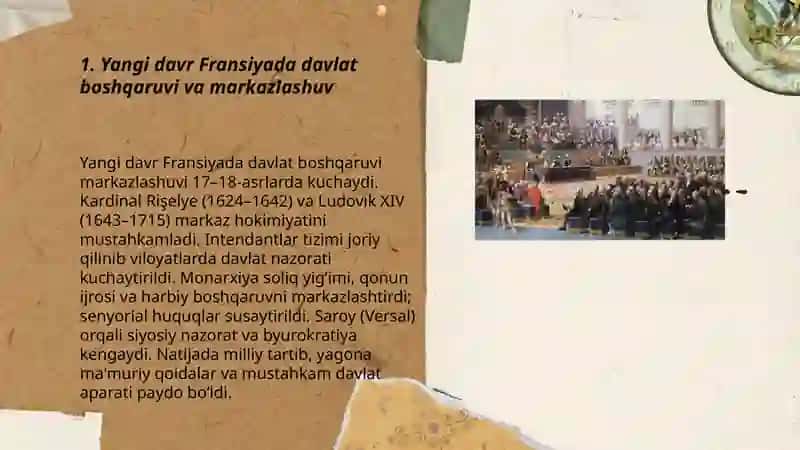 Yangi davr Fransiya davlati va huquqi 3