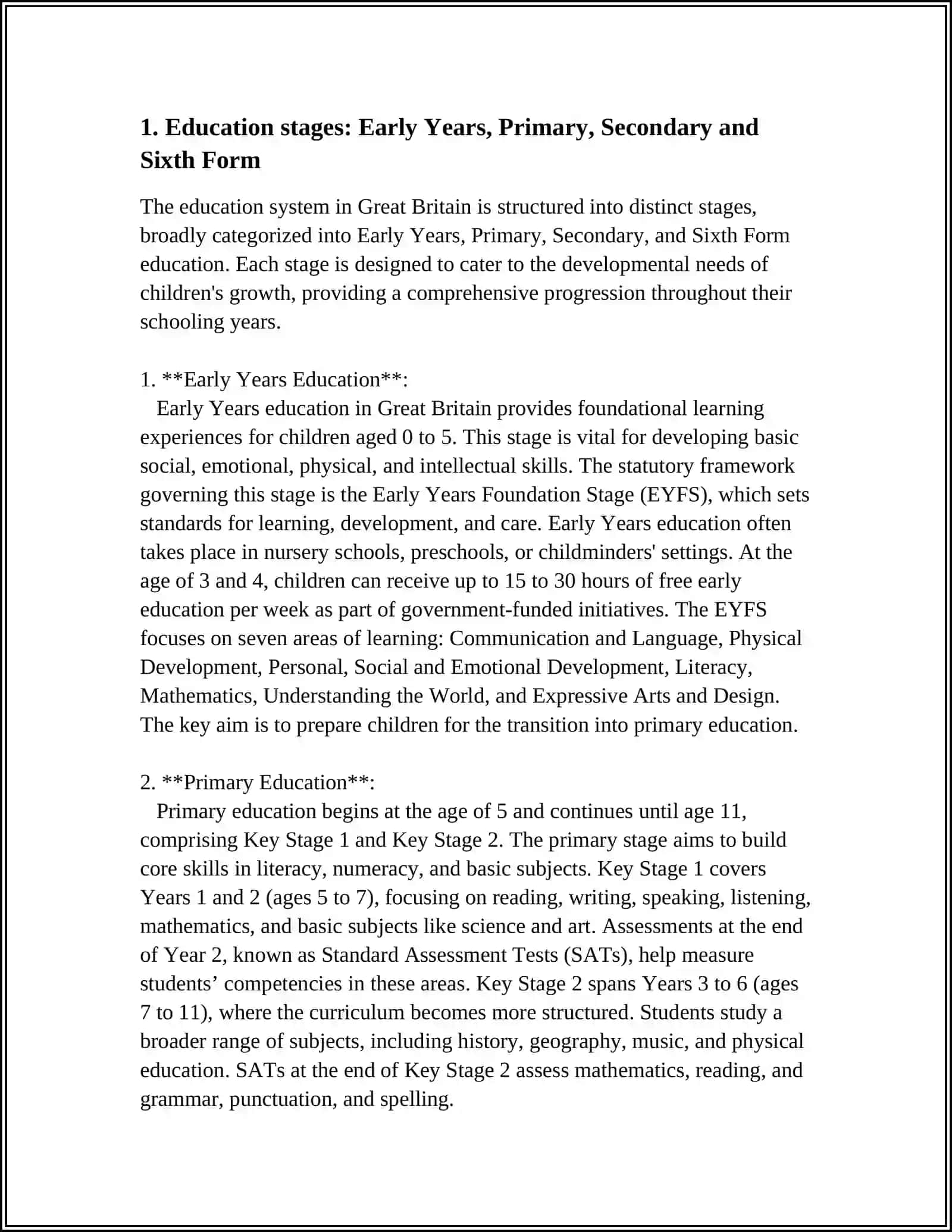 EDUCATION SYSTEM IN GREAT BRITAIN 3