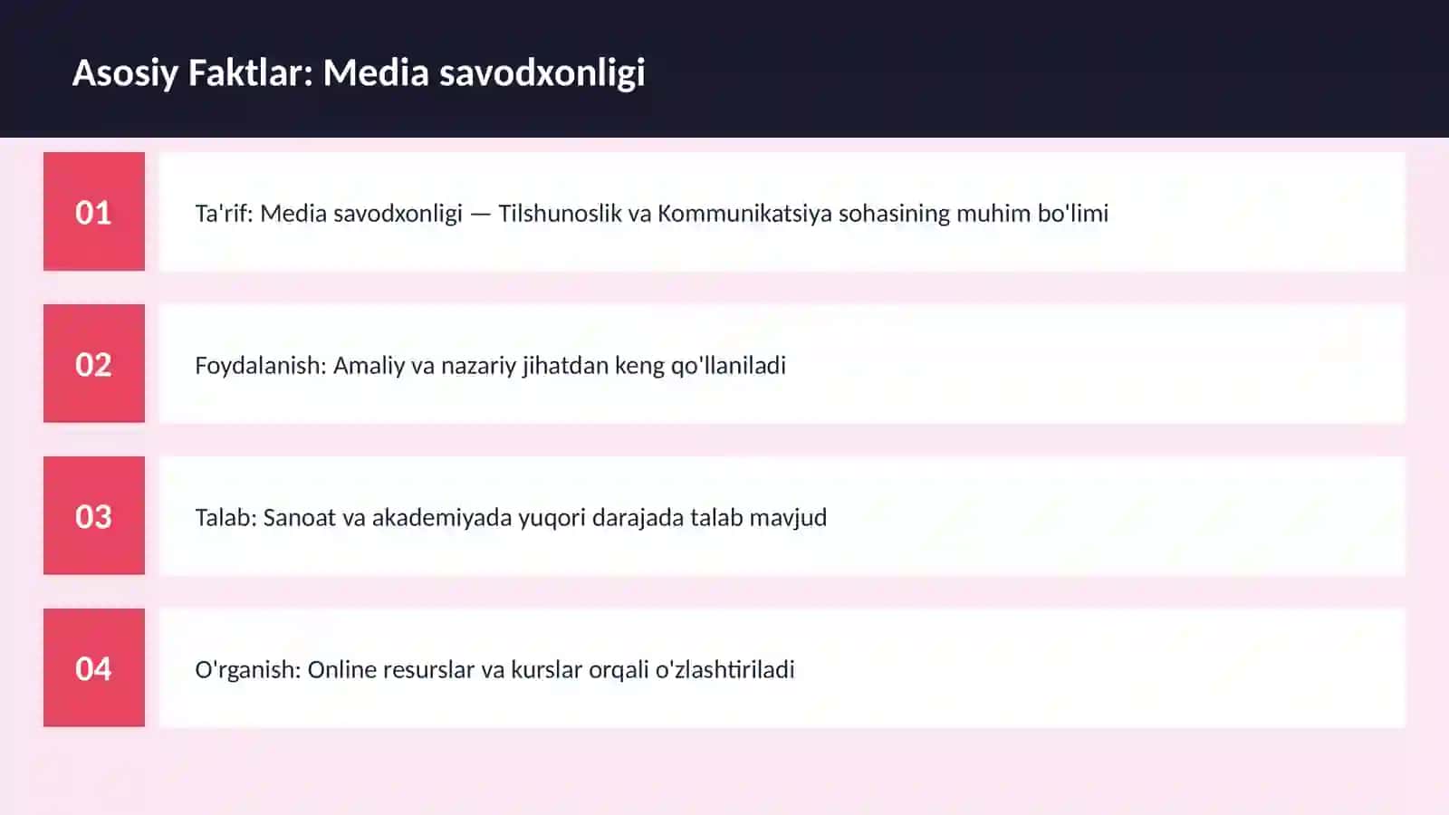 Media savodxonligi 3