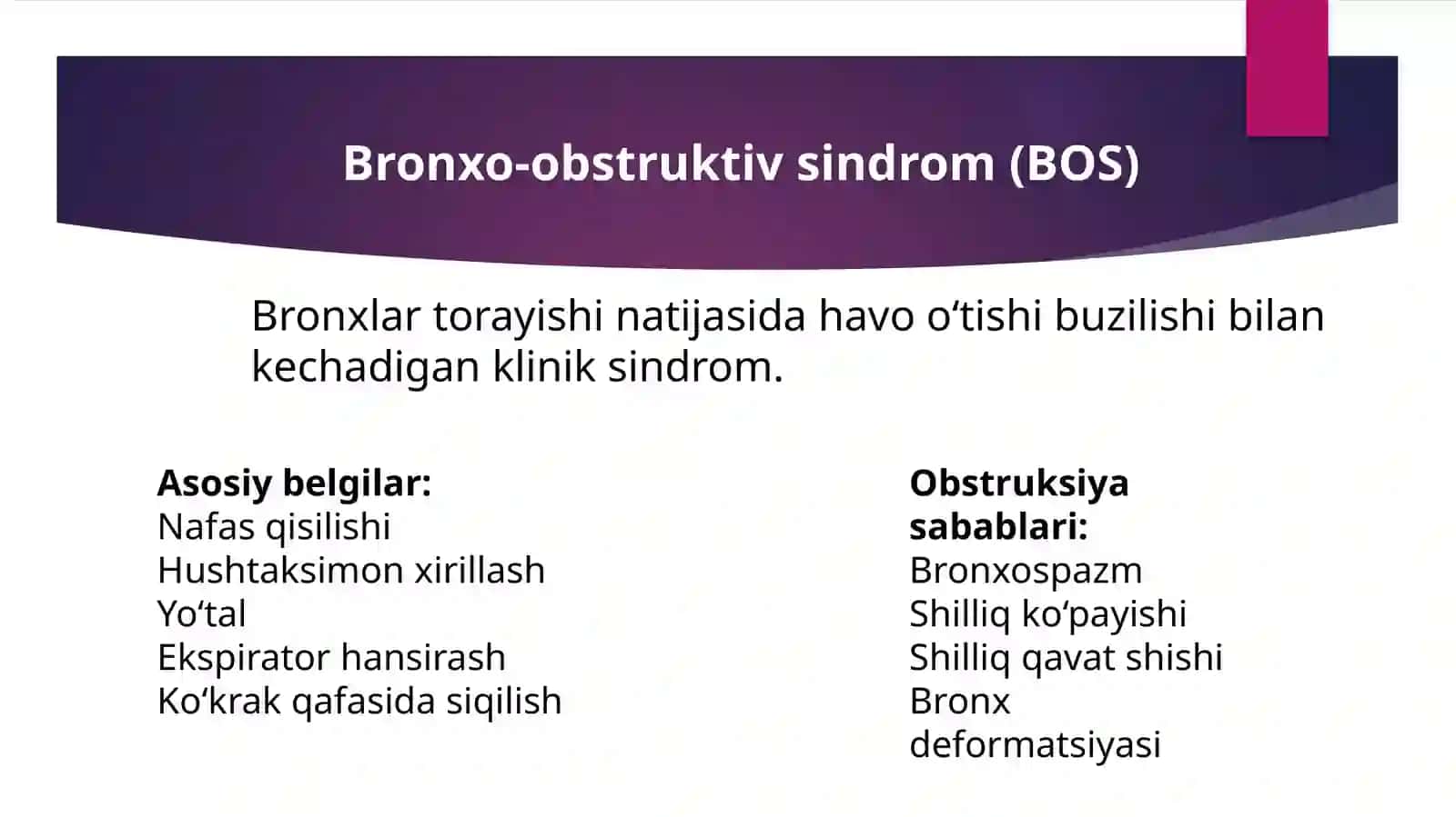 Bronxo-obstruktiv sindromda qiyosiy tashxislash 3