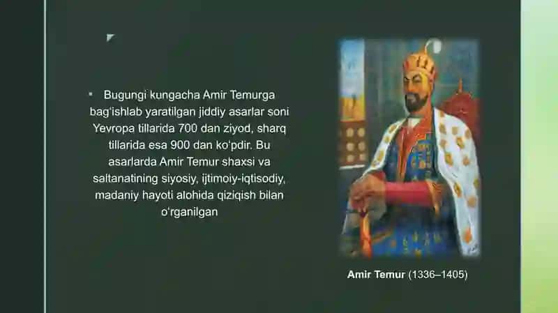 Amir Temur va Temuriylar davridagi iqtisodiy g'oyalar va iqtisodiy siyosat 3
