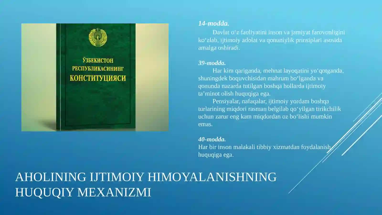 O’ZBEKISTON RESPUBLIKASIDAGI IJTIMOIY O’ZGARISHLAR 3