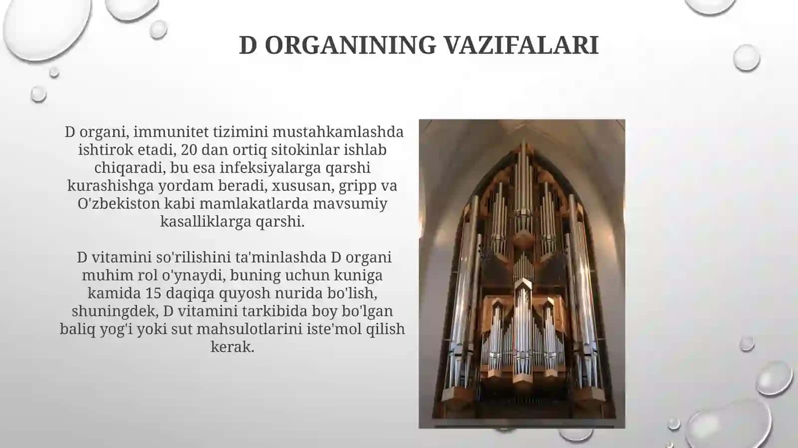 D Organimizning Kasalliklari 3