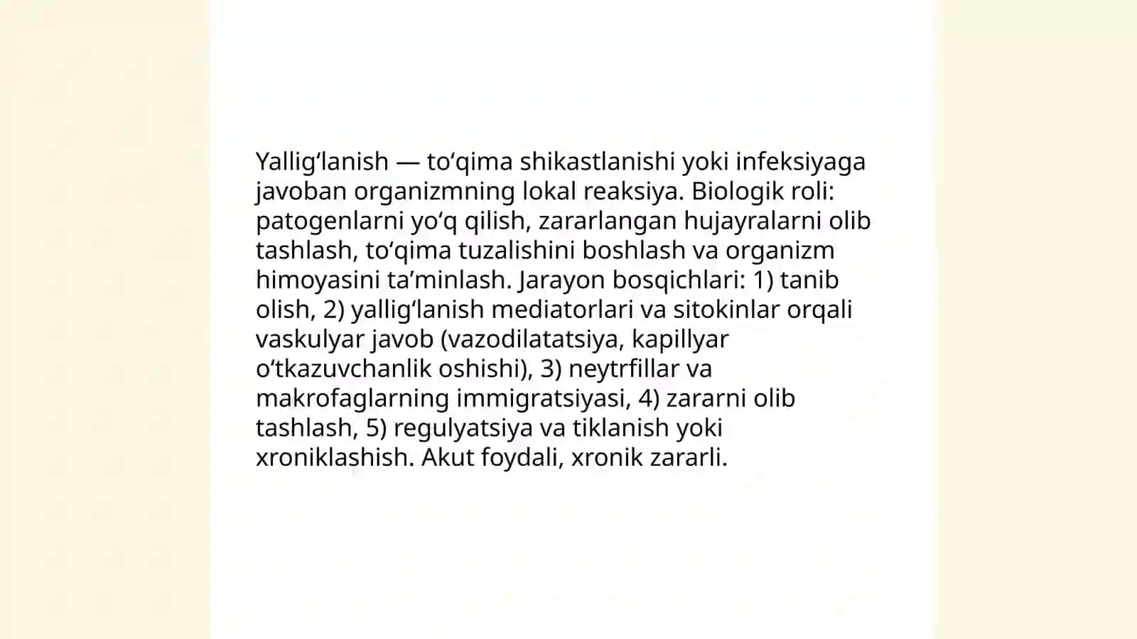 Yallig'lanish jarayonlari 3
