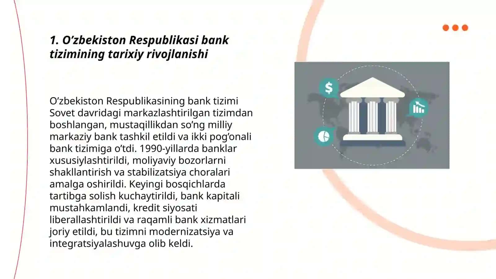 O’zbekiston Respublikasi Bank Tizimi va uning rivojlanish bosqichlari 3