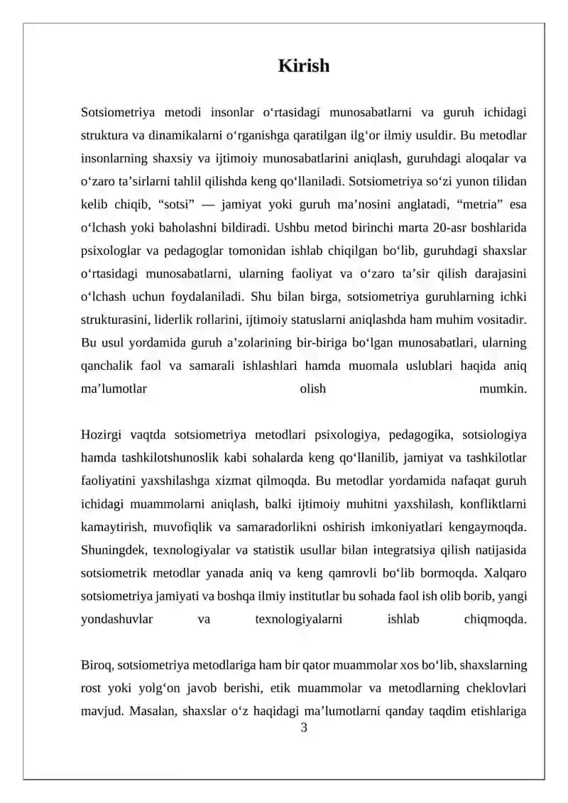 Sotsiologik metod va tadqiqotlar 3