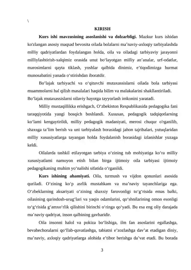 Oila tarbiyasi 3