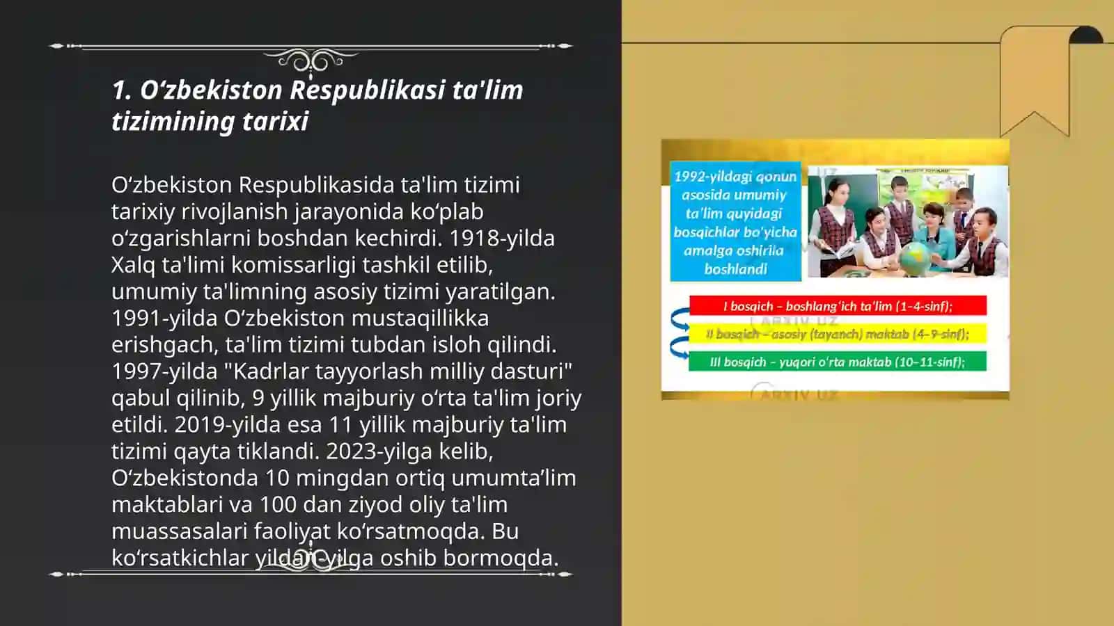 O‘zbekiston Respulikasi ta‘lim tizimi 3