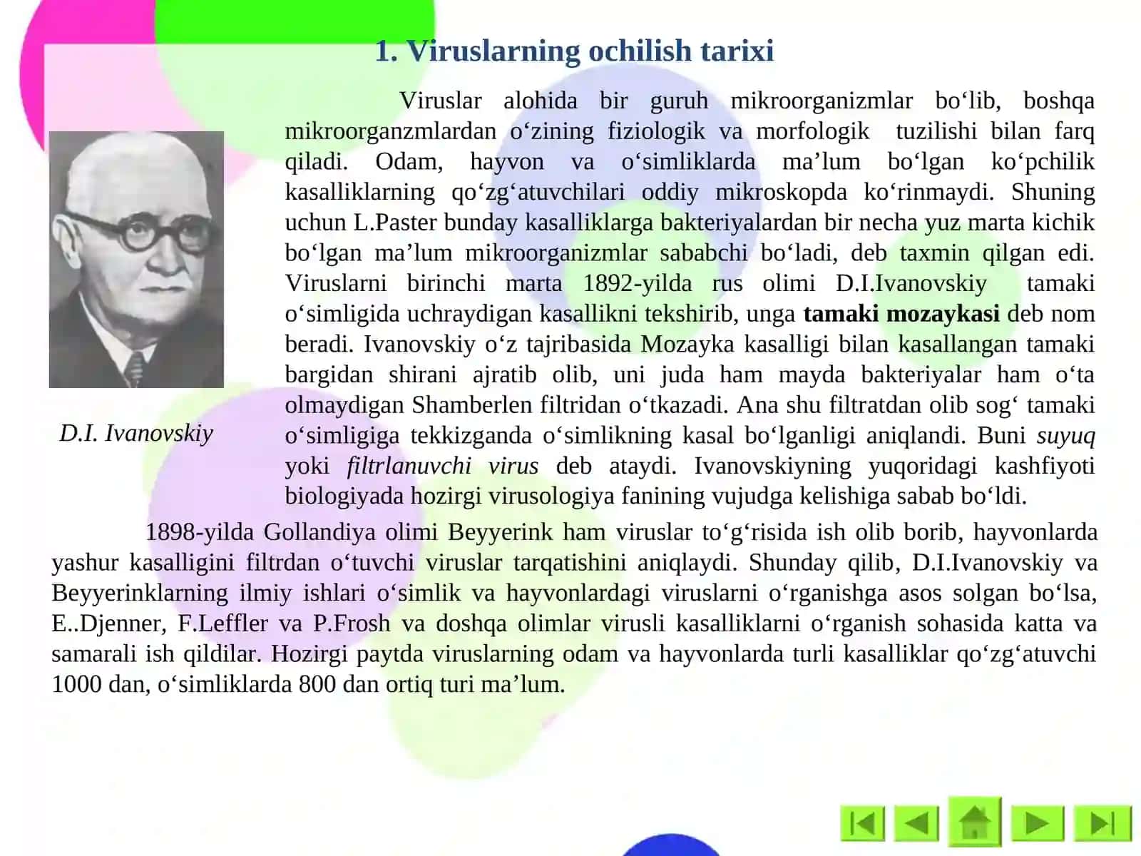 Viruslar va Bakteriofaglar 3